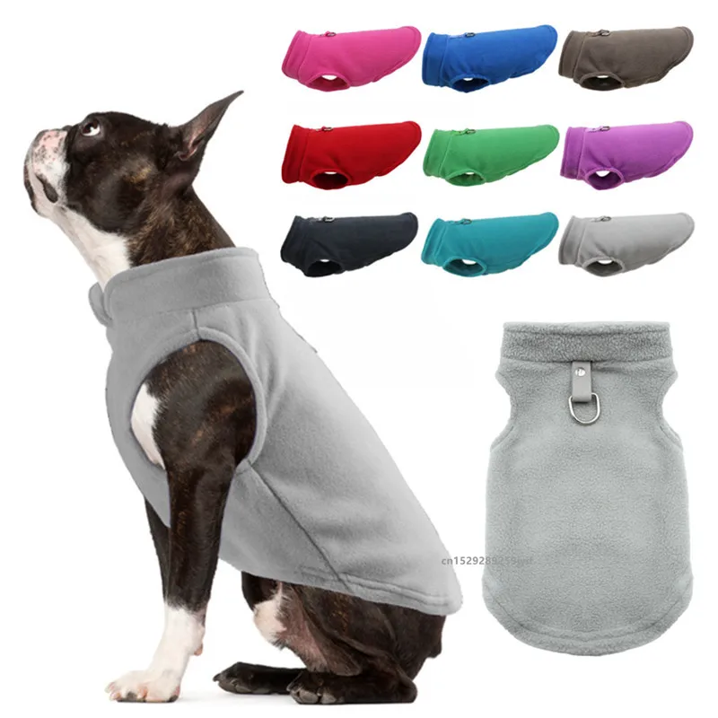 Winter Warm Dog Jacket with D-Ring – Cozy Pet Vest for Small Dogs & Cats - Image 2