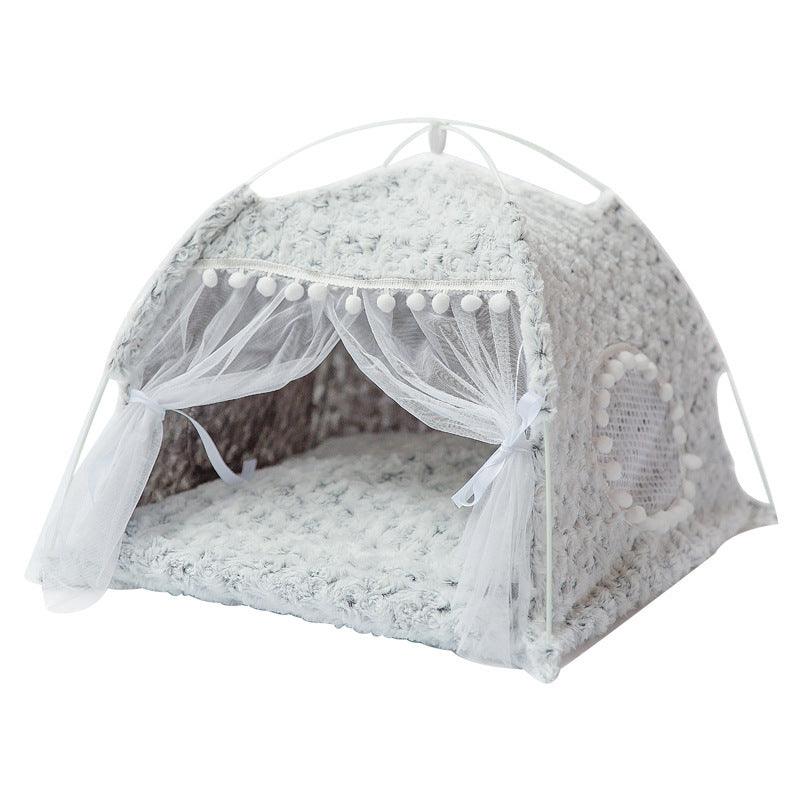 Winter Warm Foldable Cat Bed - Image 3