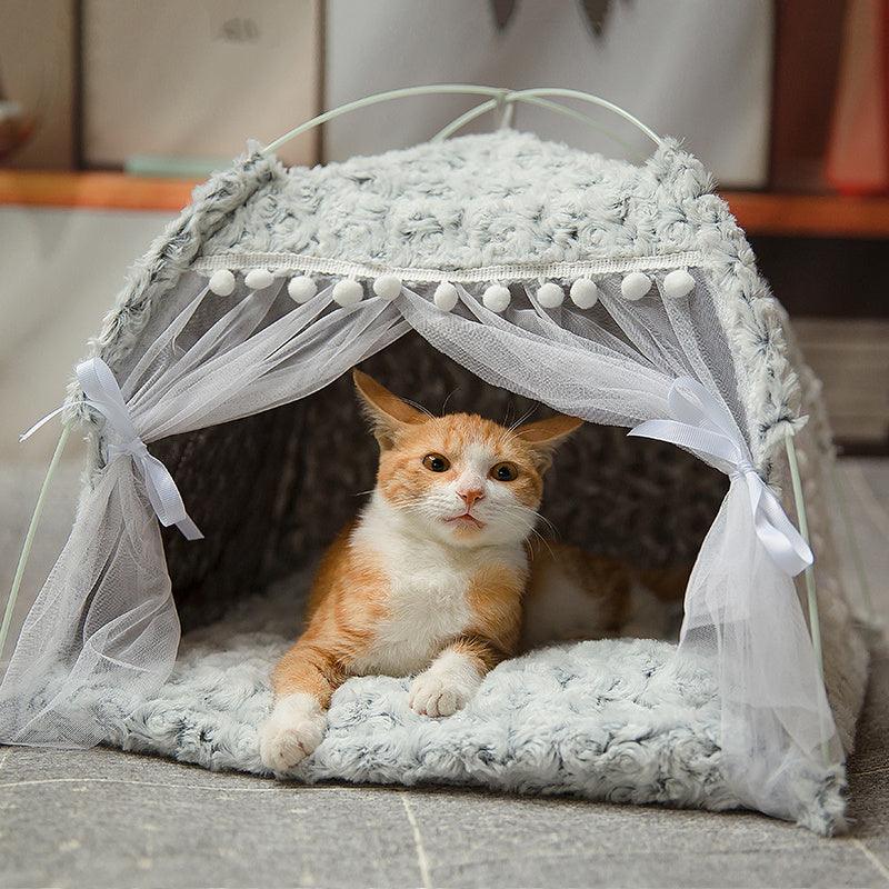 Winter Warm Foldable Cat Bed - Image 5