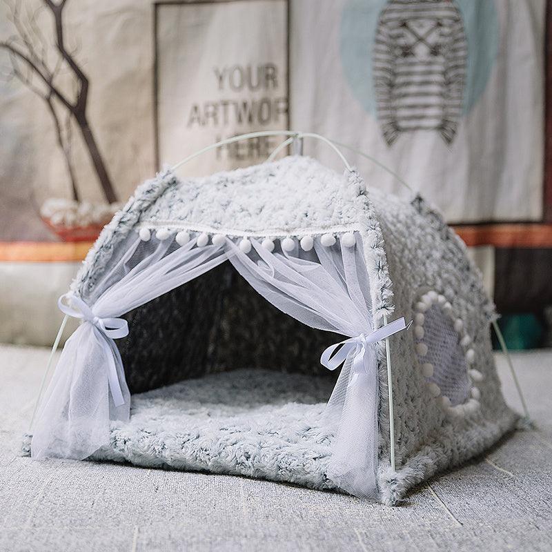 Winter Warm Foldable Cat Bed - Image 7