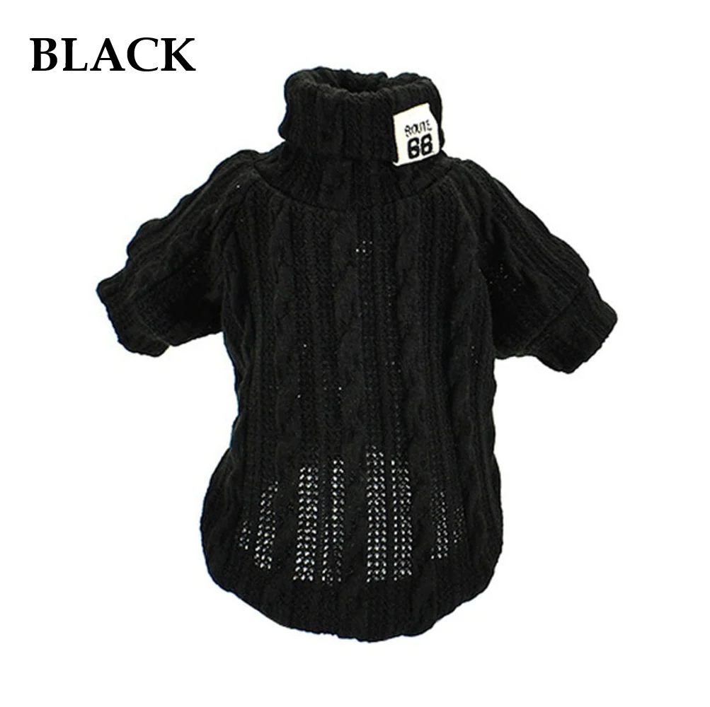 Winter Warm Knitted Turtleneck Sweater for Small Dogs or Cats - Image 8