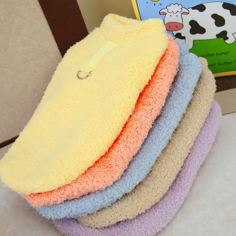 Winter Warm Plush Dog Sweater – Soft Pet Coat for Small Dogs & Puppies - Image 5