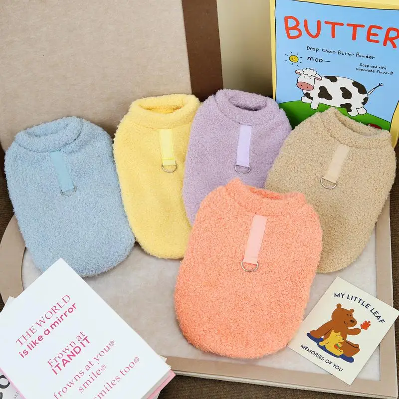 Winter Warm Plush Dog Sweater – Soft Pet Coat for Small Dogs & Puppies - Image 6