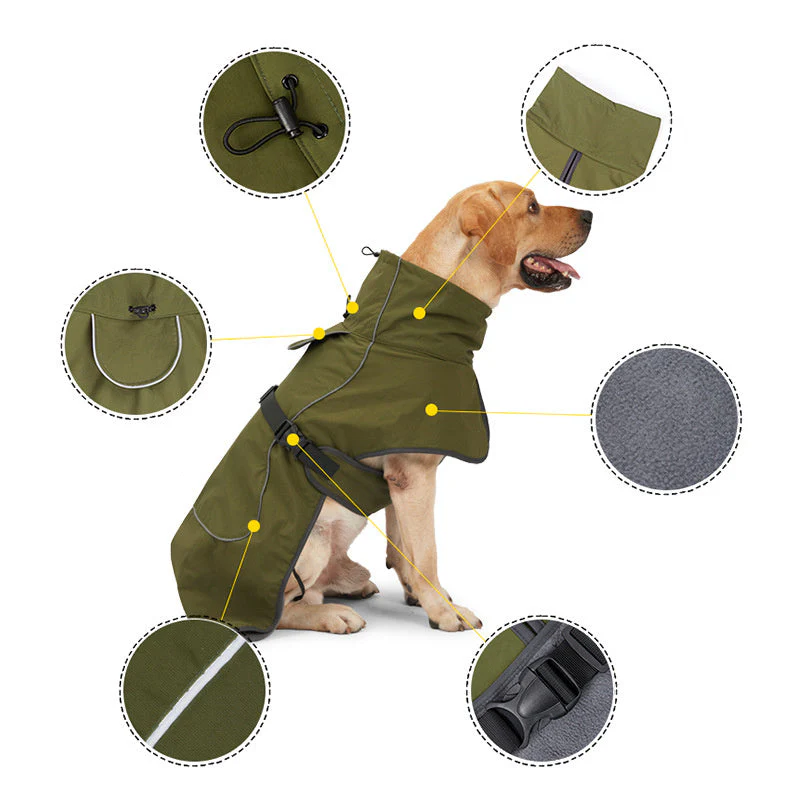 Winter Warm Snowproof Dog Jacket - Image 4