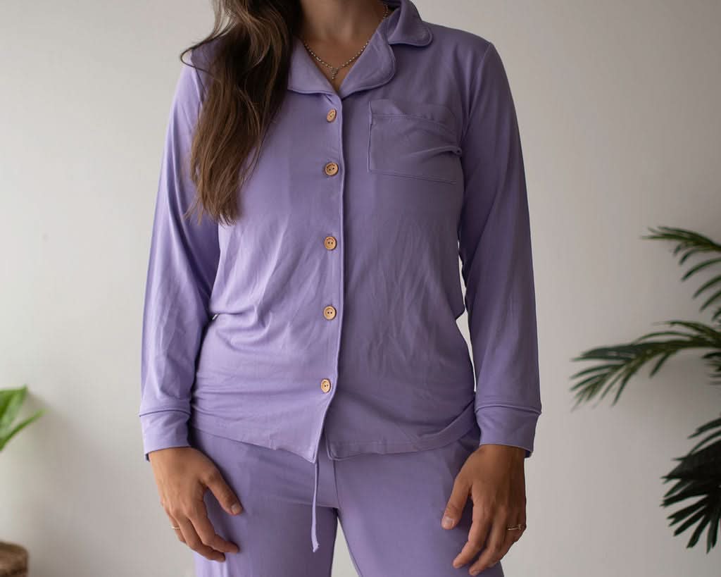 Wisteria | Adult Button Pajama Top - Image 5