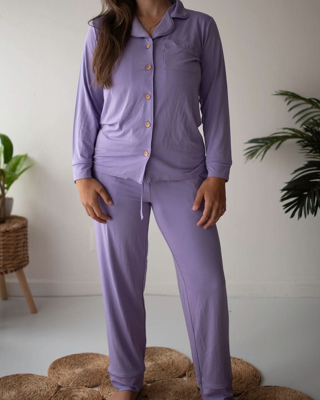 Wisteria | Adult Button Pajama Top - Image 6