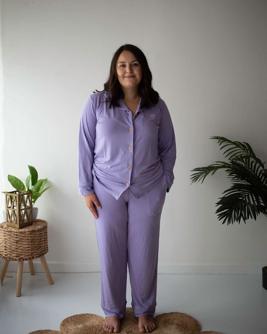 Wisteria | Adult Button Pajama Top - Image 8