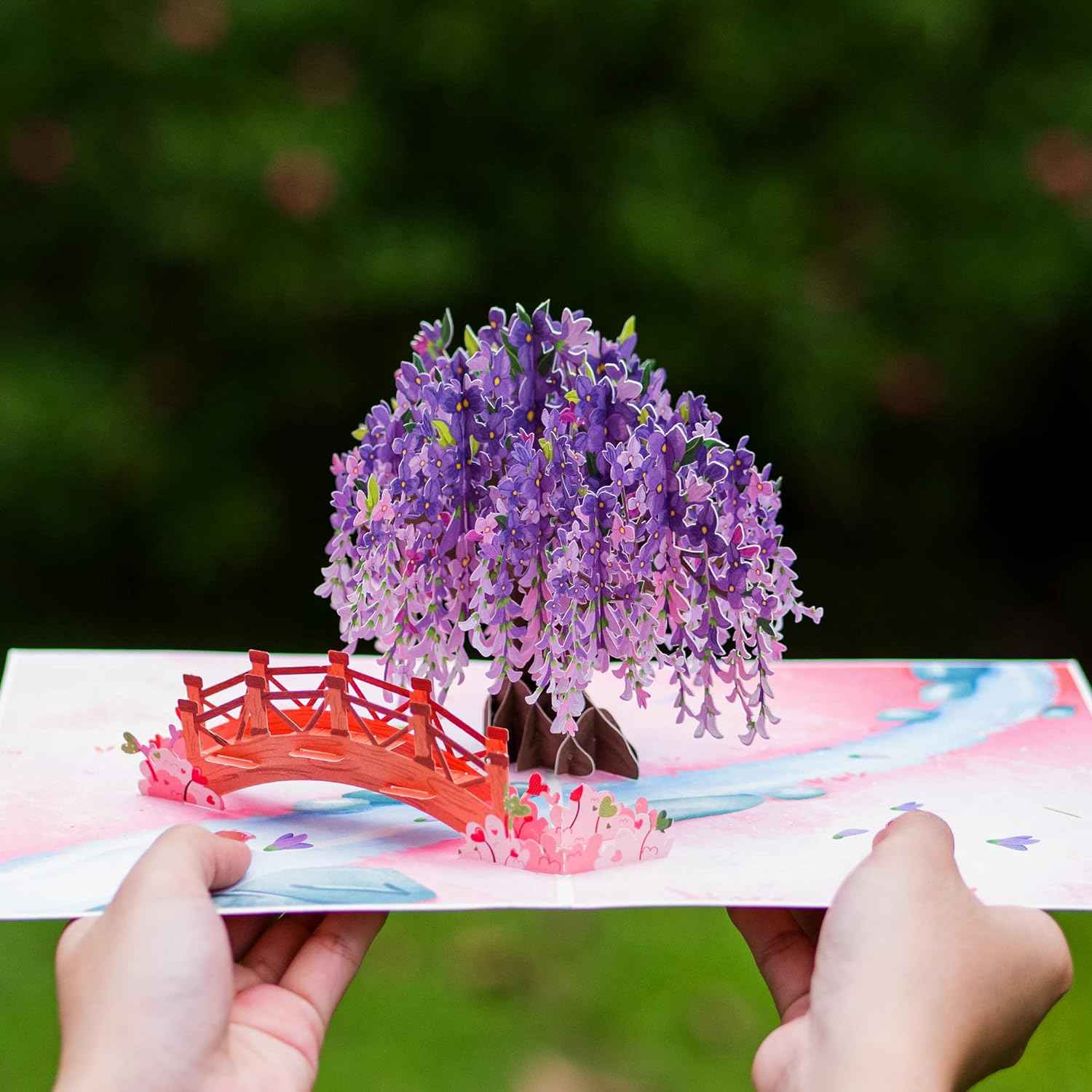 Wisteria Pop Up Card - Frndly - Image 3