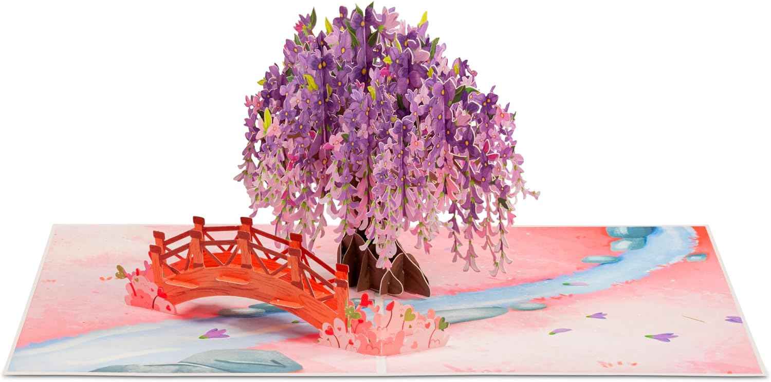 Wisteria Pop Up Card - Frndly - Image 6