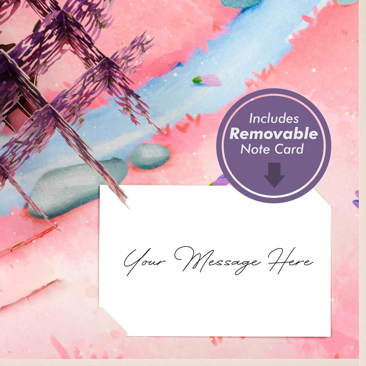 Wisteria Pop Up Card - Frndly - Image 7
