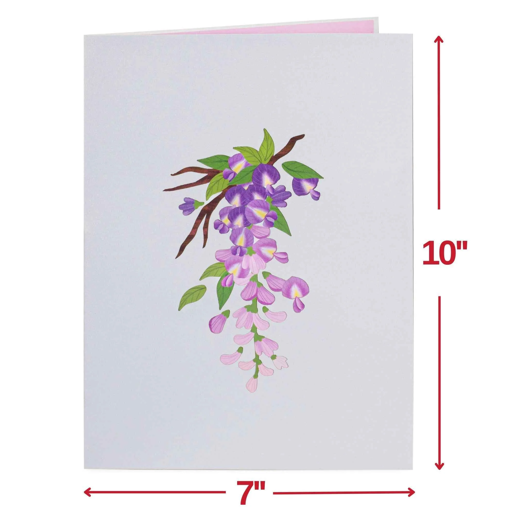 Wisteria Tree Oversized Pop Up Card with Keepsake - Image 3