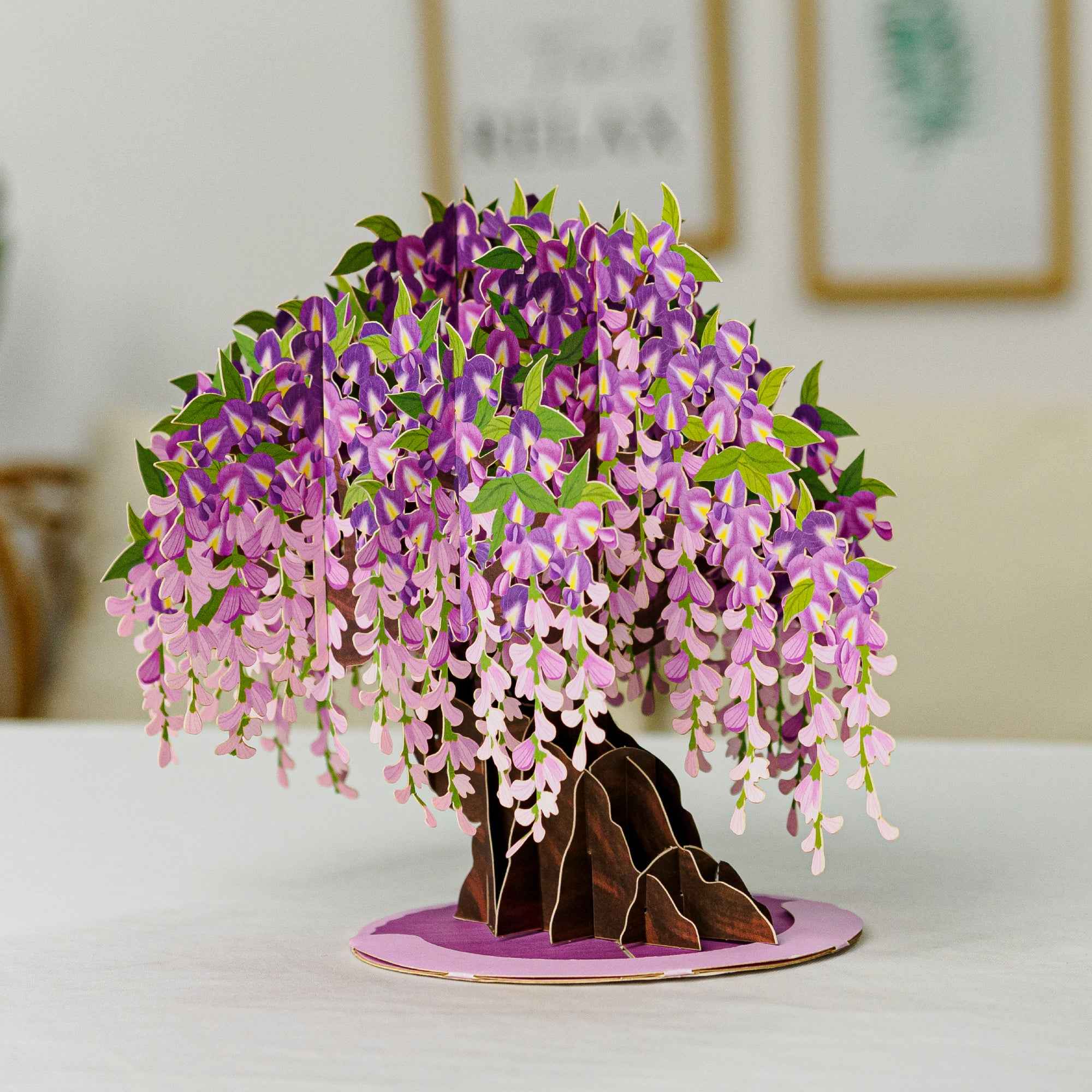 Wisteria Tree Oversized Pop Up Card with Keepsake - Image 8