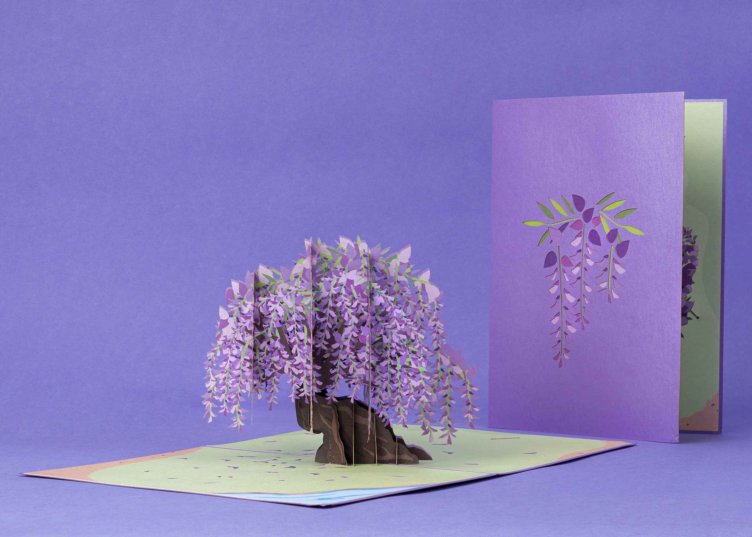 Wisteria Tree Pop Up Card - Image 5