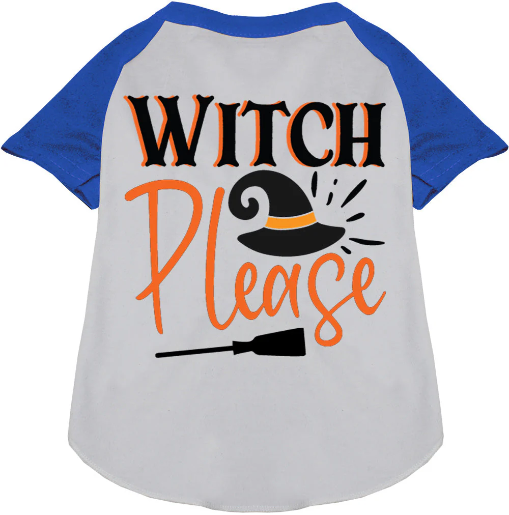 Witch Please Pet Raglan Shirt - Image 3