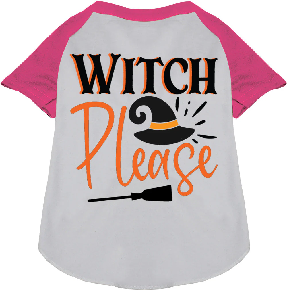 Witch Please Pet Raglan Shirt - Image 4