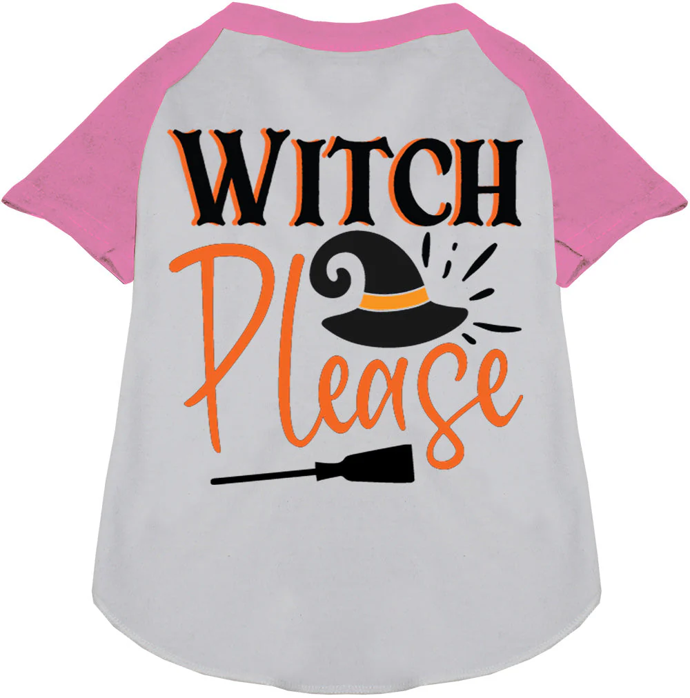 Witch Please Pet Raglan Shirt - Image 5