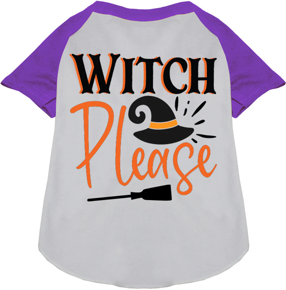 Witch Please Pet Raglan Shirt - Image 6