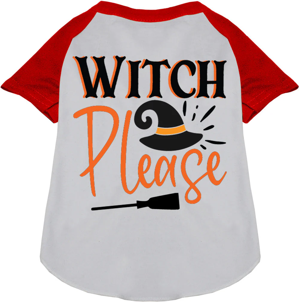 Witch Please Pet Raglan Shirt - Image 7