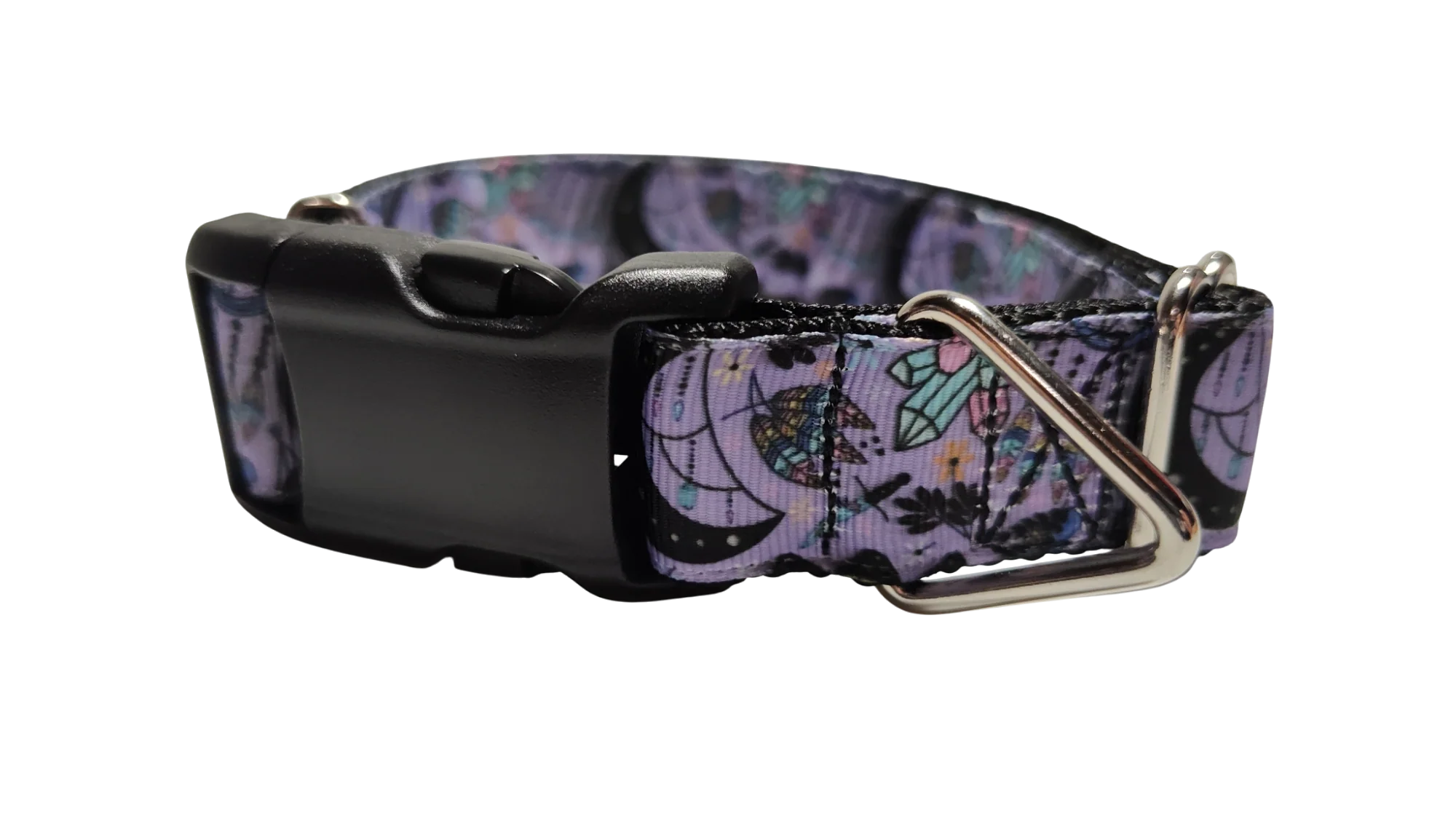 Witchy Crystals Nylon Dog Collar - Image 2