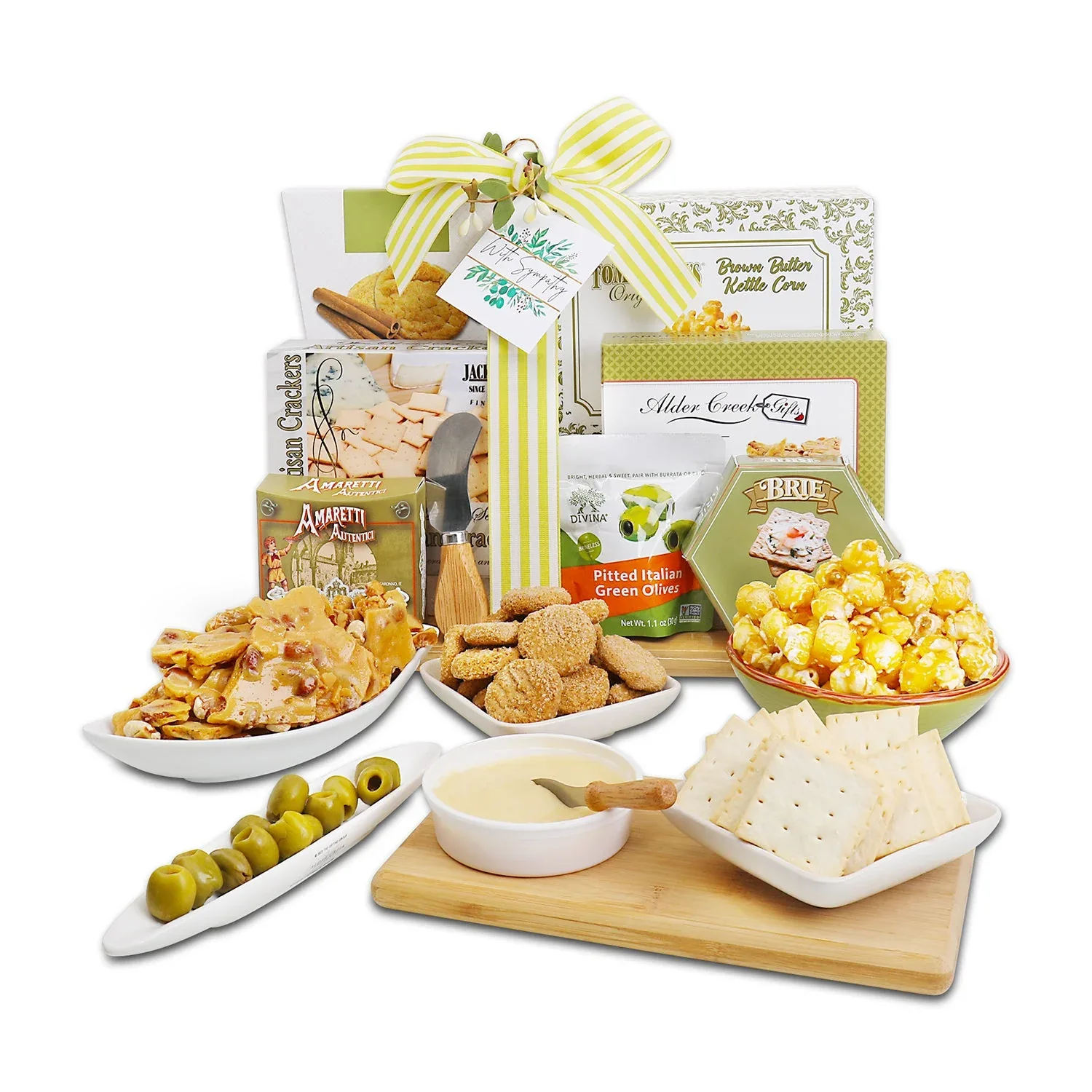 With Sympathy Cutting Board Gift