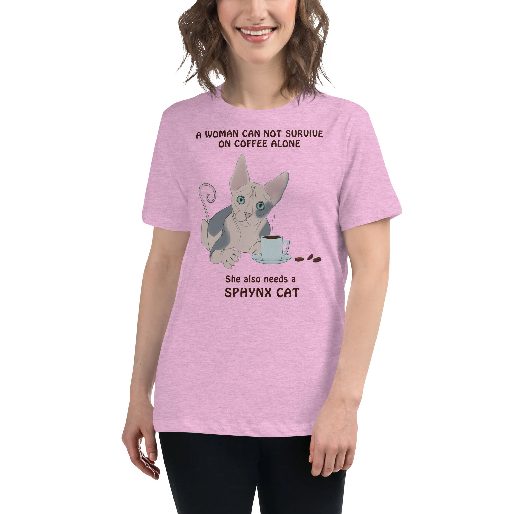 "WOMAN CANT SURVIVE ON COFFEE ALONE" TEE - Image 10