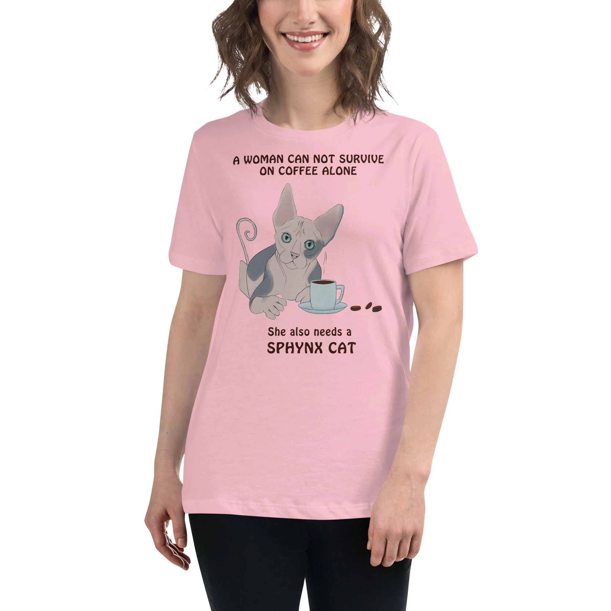 "WOMAN CANT SURVIVE ON COFFEE ALONE" TEE - Image 11