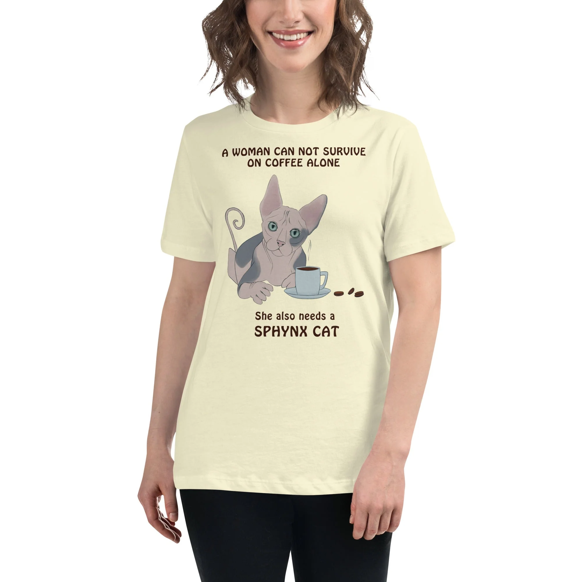"WOMAN CANT SURVIVE ON COFFEE ALONE" TEE - Image 13