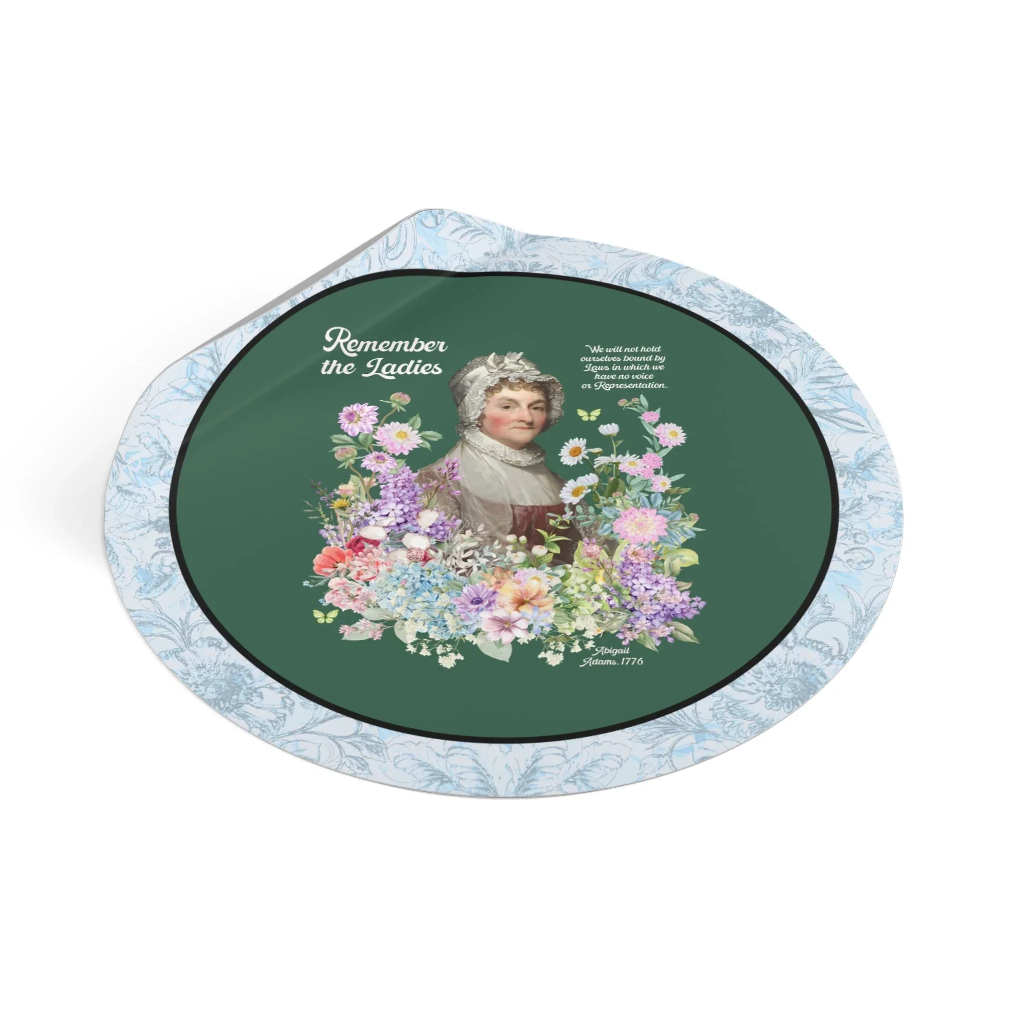 Women's History Sticker: Abigail Adams - Image 2