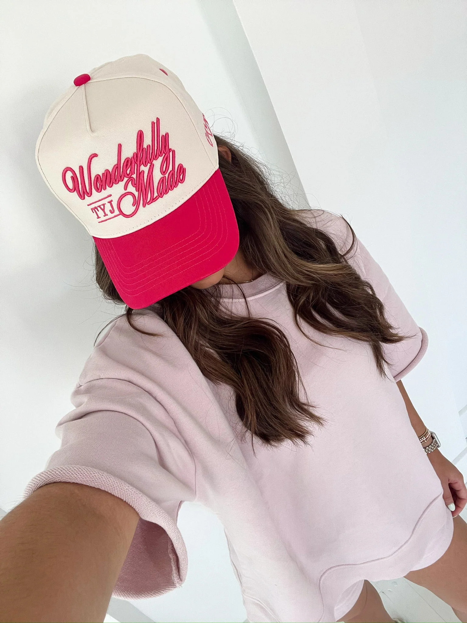 Wonderfully Made - Hot Pink Vintage Trucker Hat - Image 10