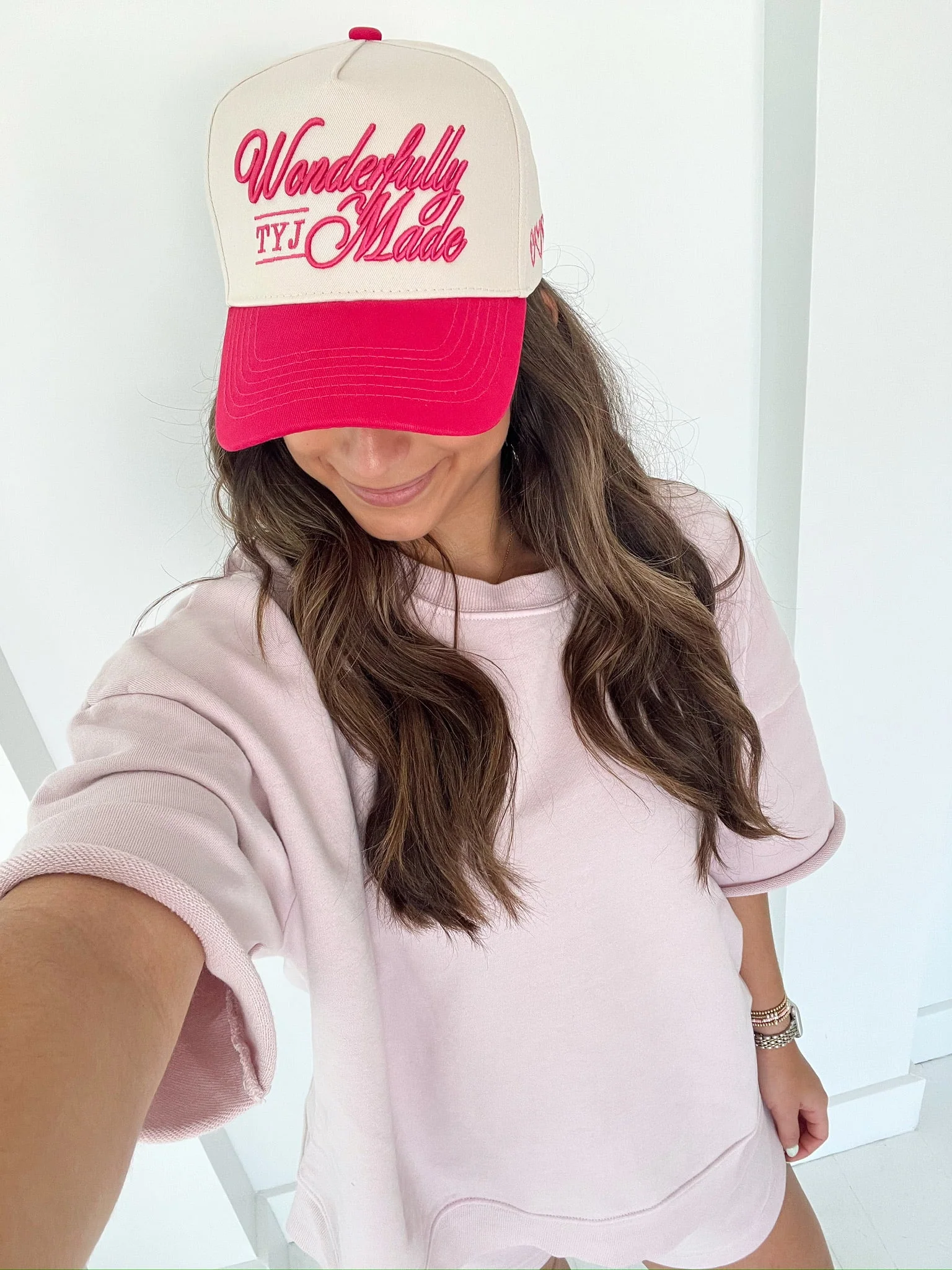 Wonderfully Made - Hot Pink Vintage Trucker Hat - Image 11