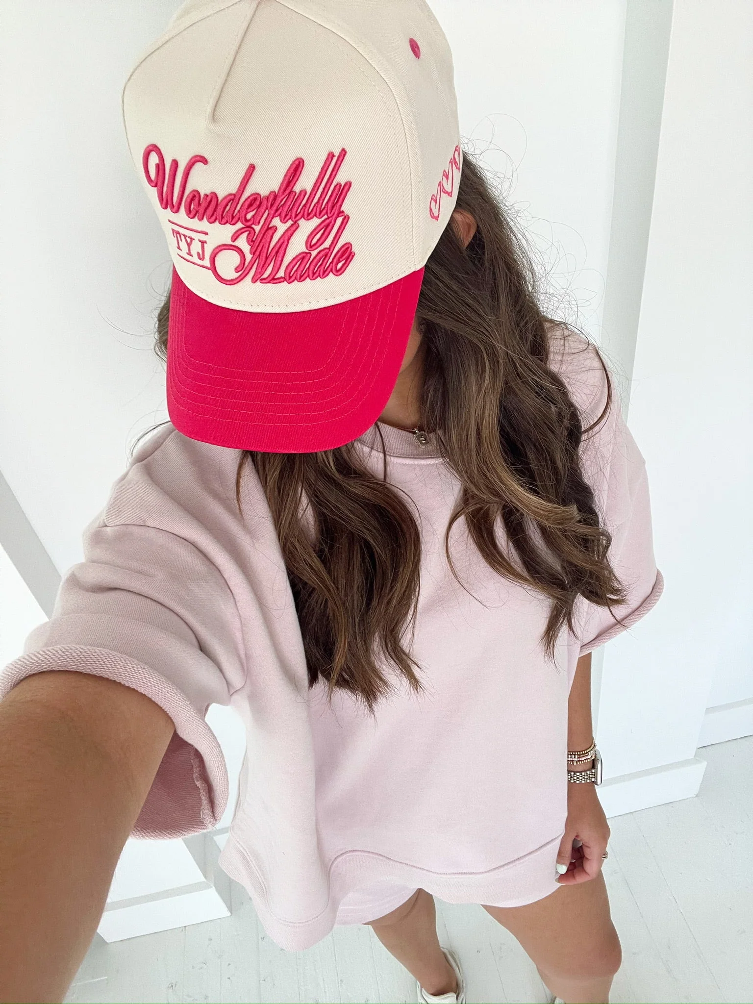 Wonderfully Made - Hot Pink Vintage Trucker Hat - Image 12