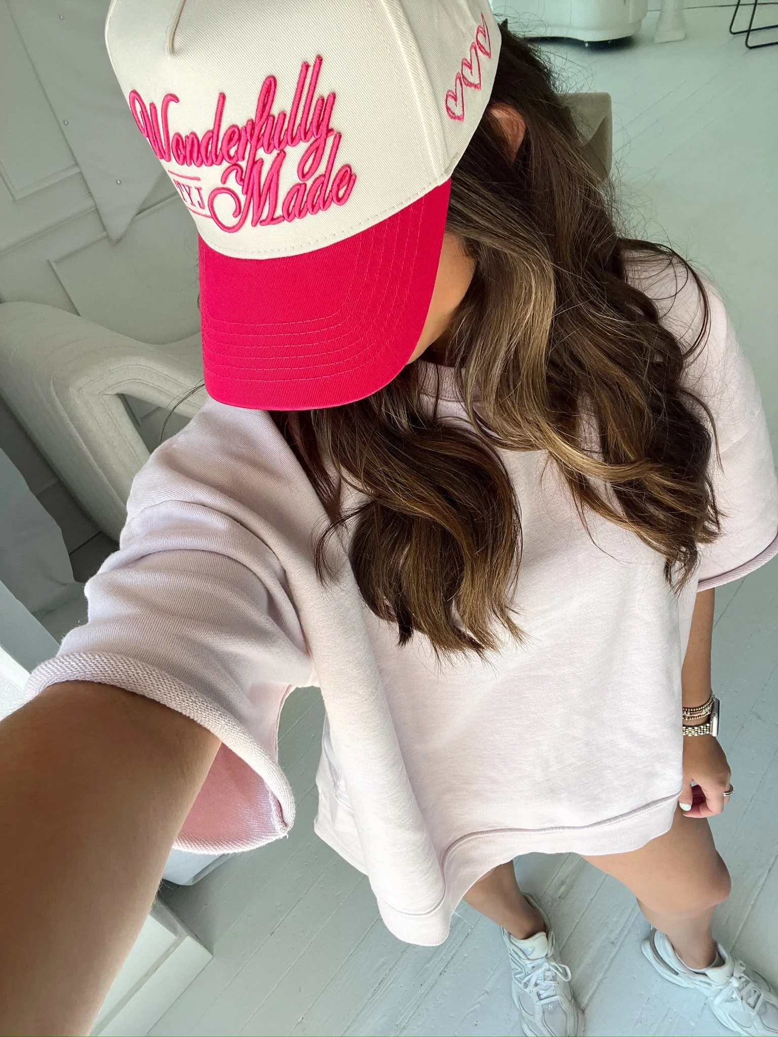 Wonderfully Made - Hot Pink Vintage Trucker Hat - Image 8