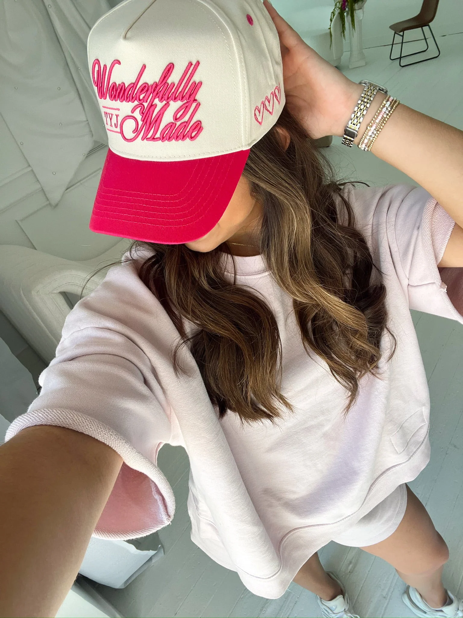 Wonderfully Made - Hot Pink Vintage Trucker Hat - Image 9