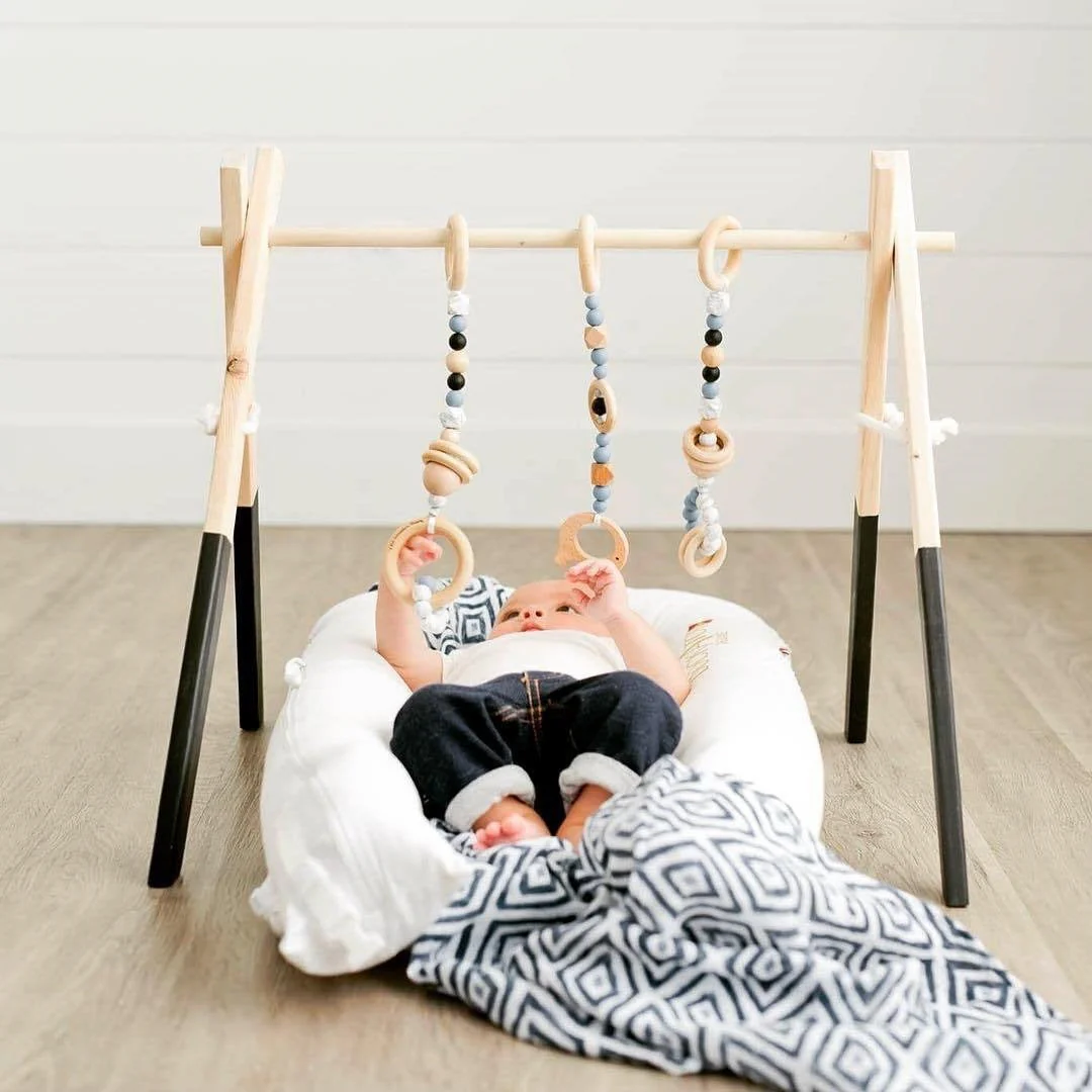 Wooden Baby Infant Fitness Frame Decorative Toys - Image 4