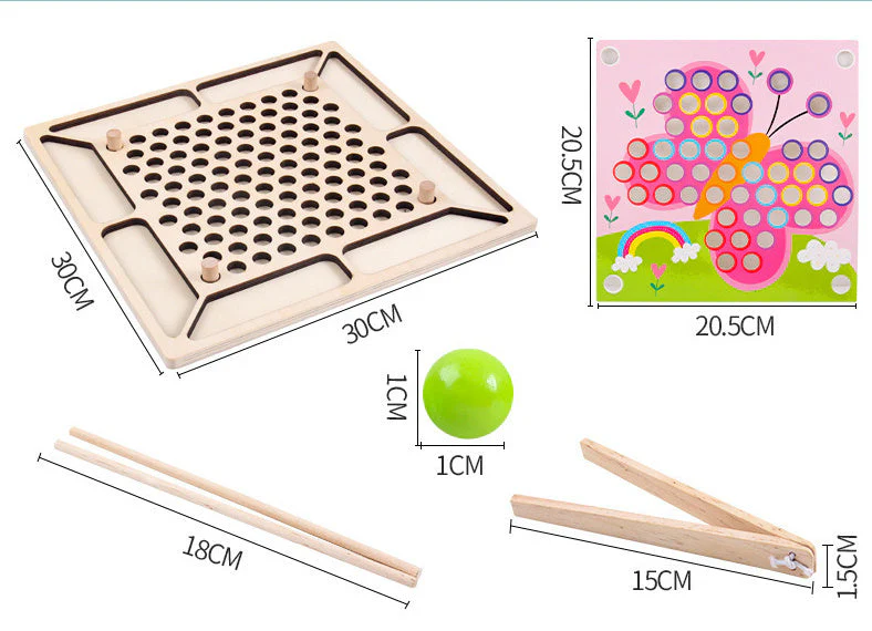 Wooden Fun Children's Early Education Board Game Educational Toys - Image 6