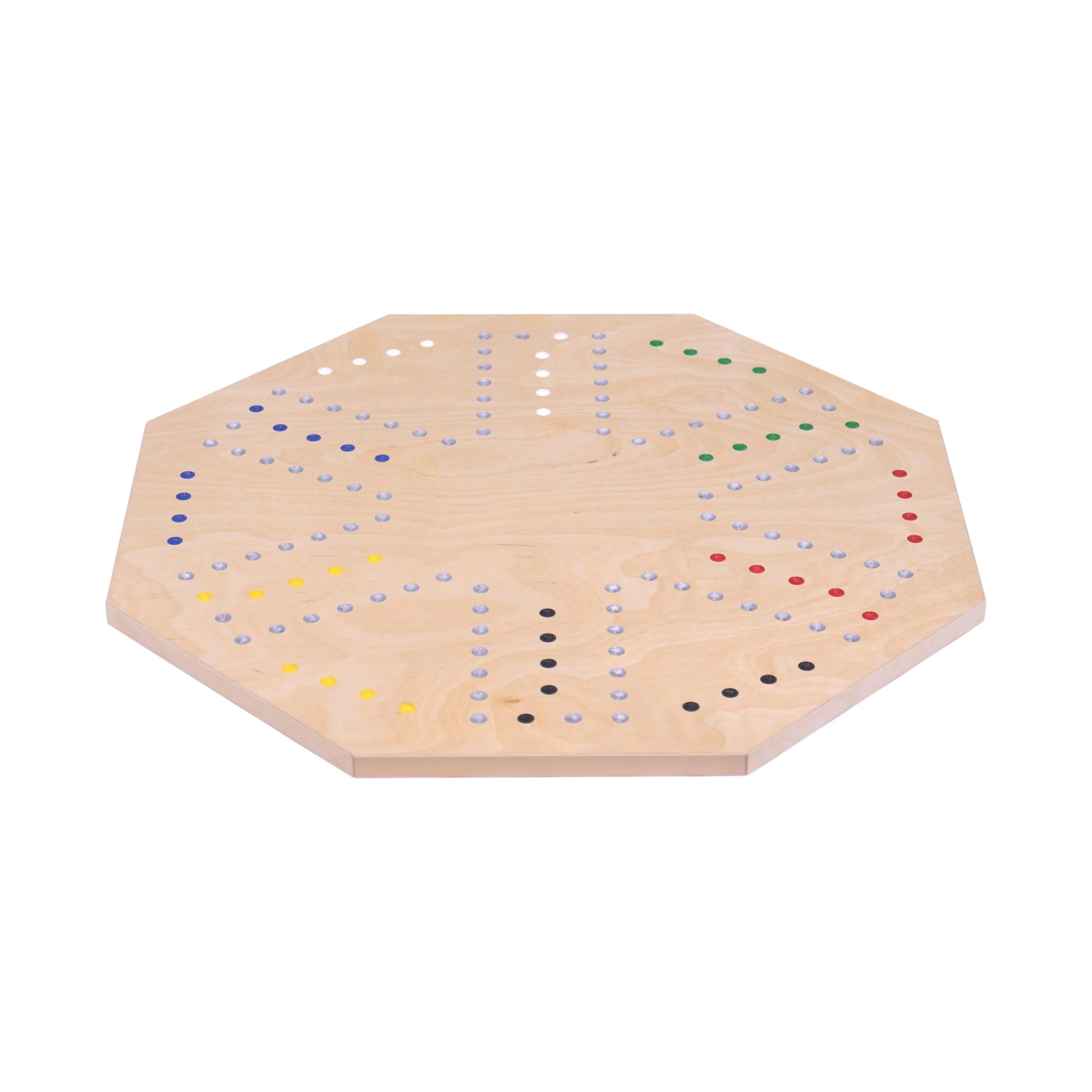 Wooden Marble Chase Game Set - Double-Sided 23" Wide Board - Image 3