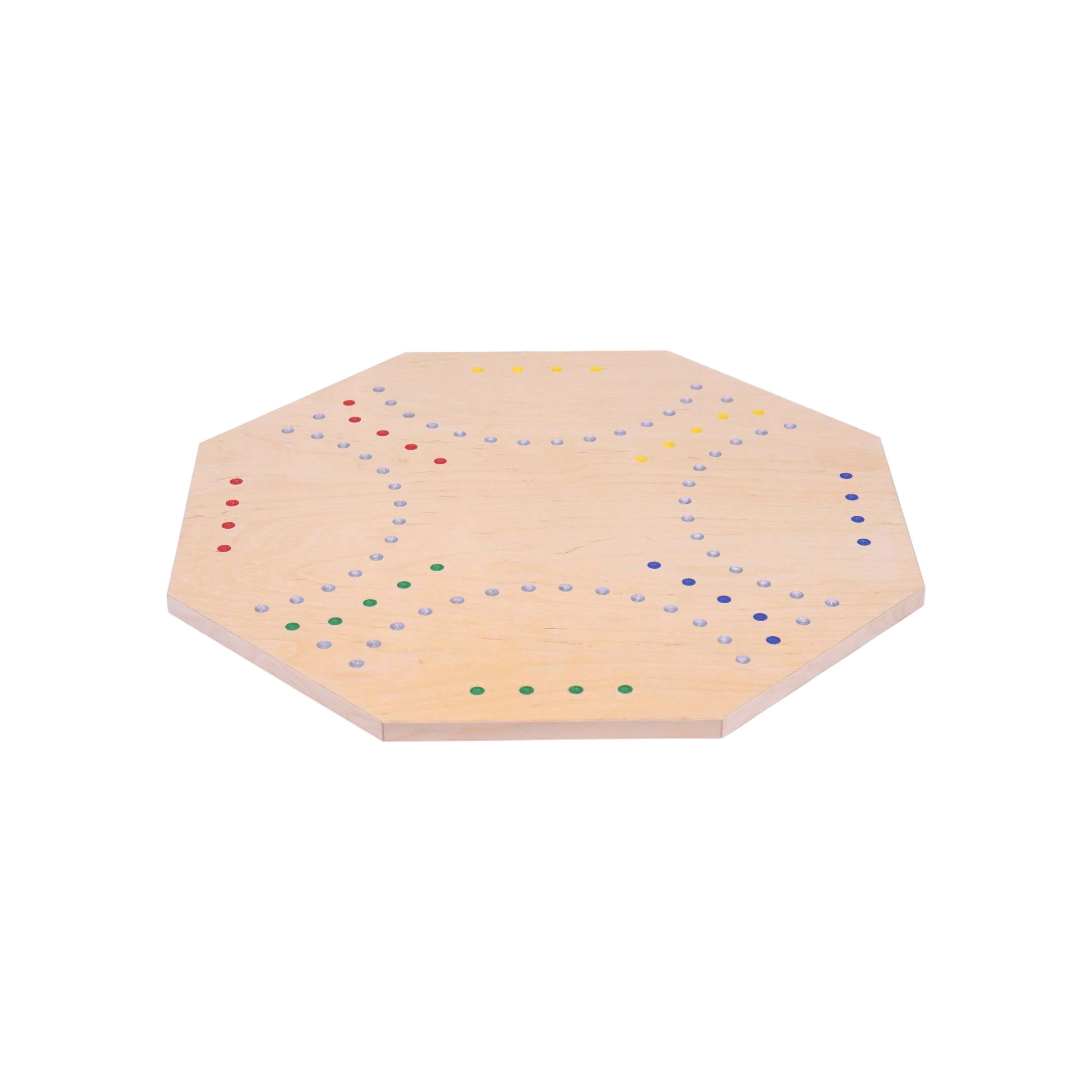 Wooden Marble Chase Game Set - Double-Sided 23" Wide Board - Image 4