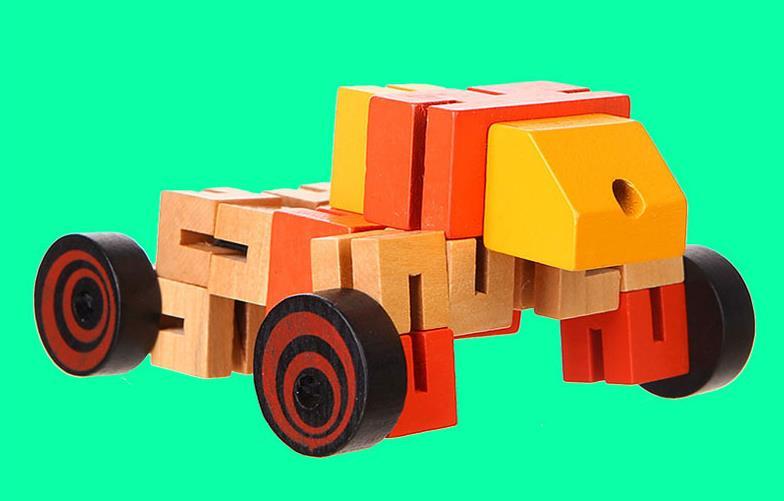 wooden robot toys - Image 2