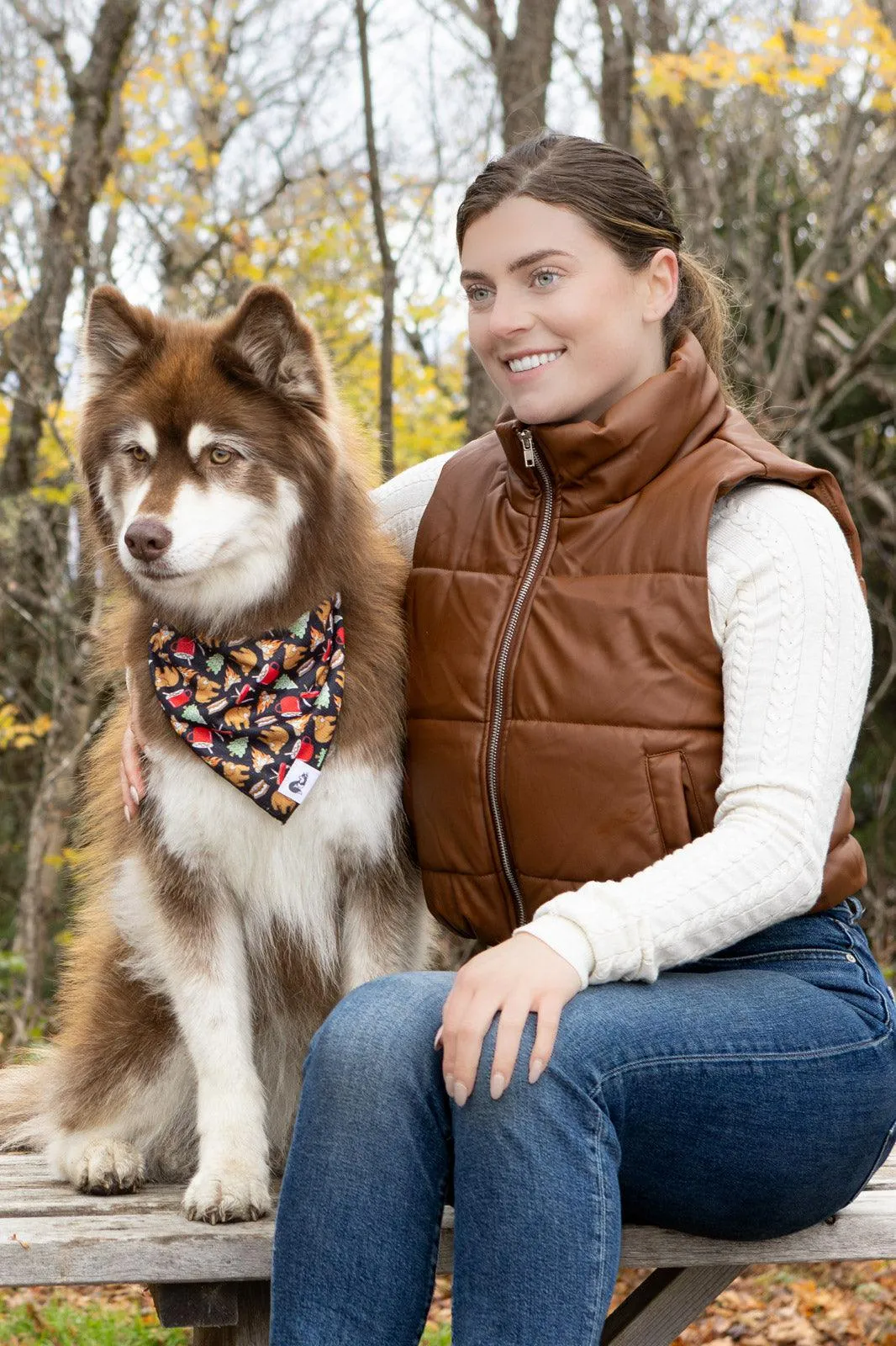 Woodland Tales Dog Bandana & Matching Keychain - Image 5