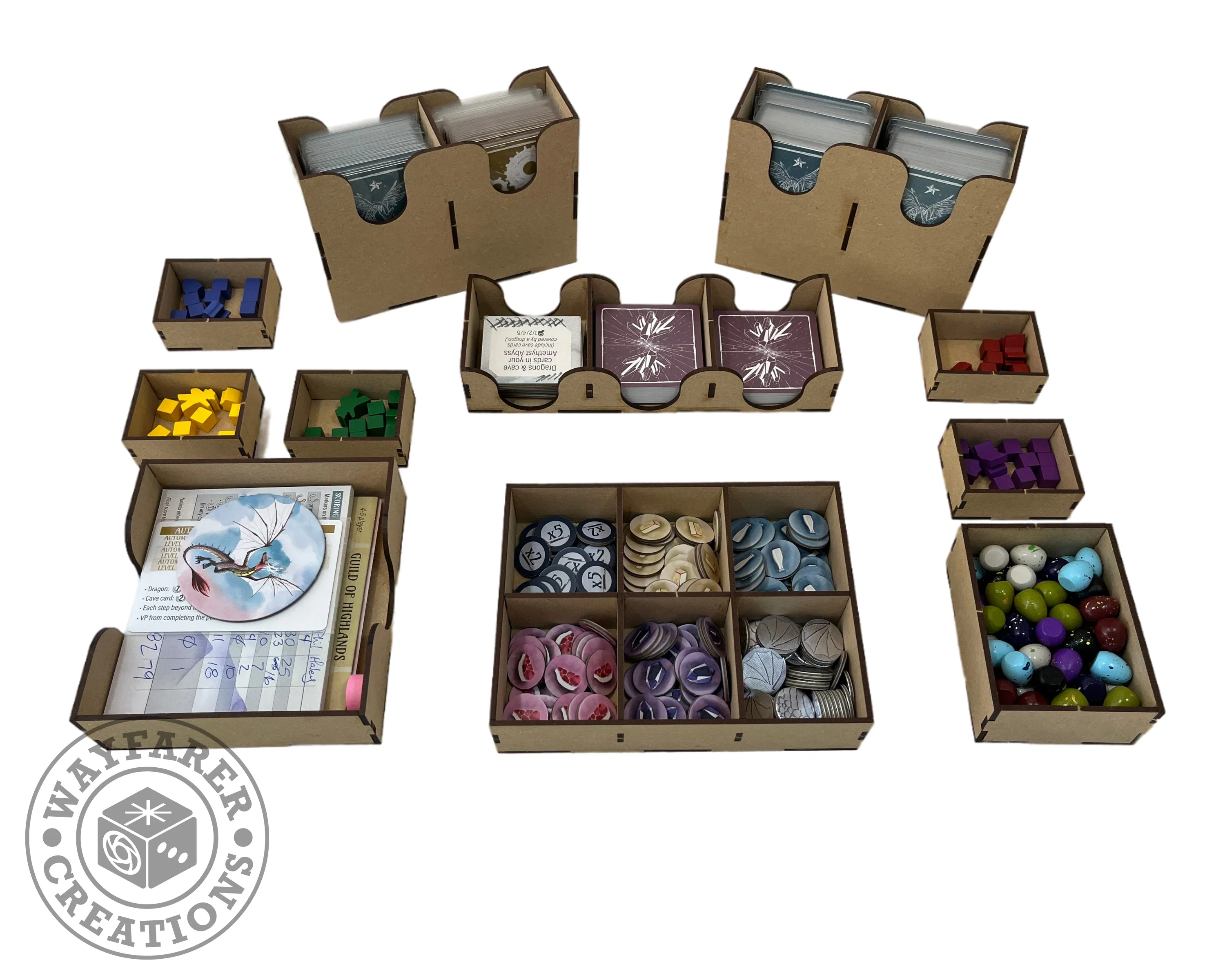 Wyrmspan Board Game Organizer Insert - Image 2