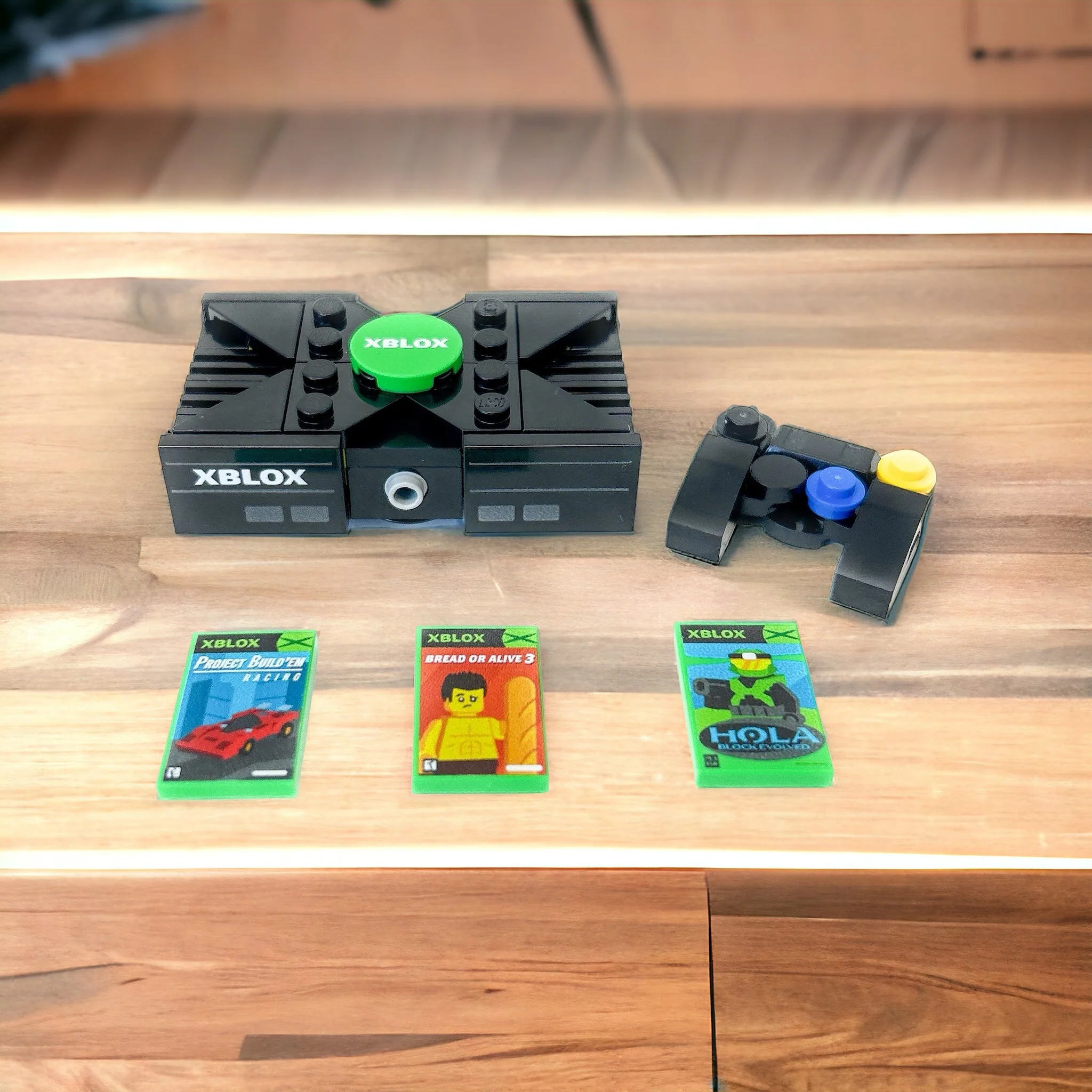 XBLOX 2001 - Custom Classic Video Game Console Set made with LEGO parts - Image 2