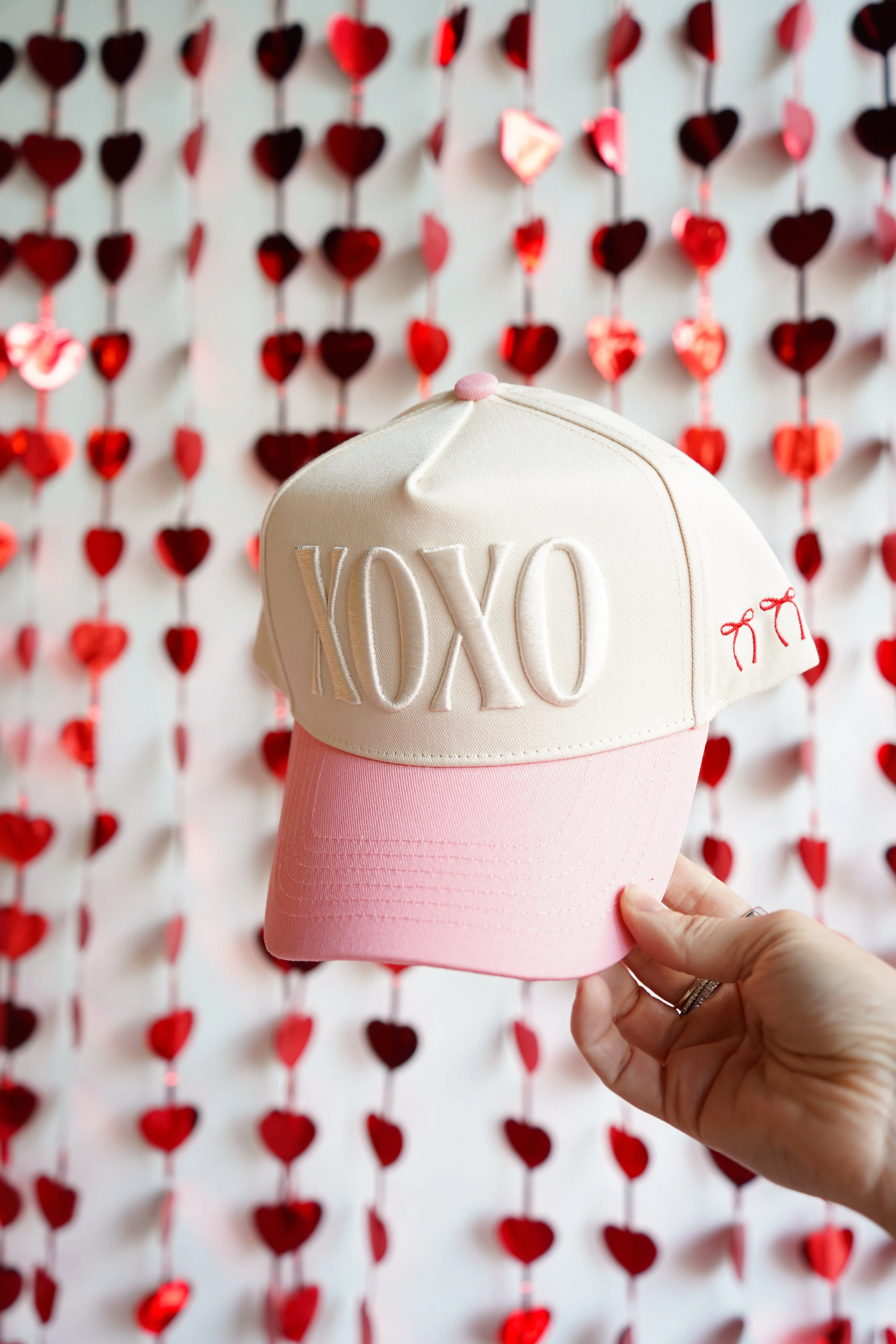 XOXO - Pink Vintage Hat - Image 3