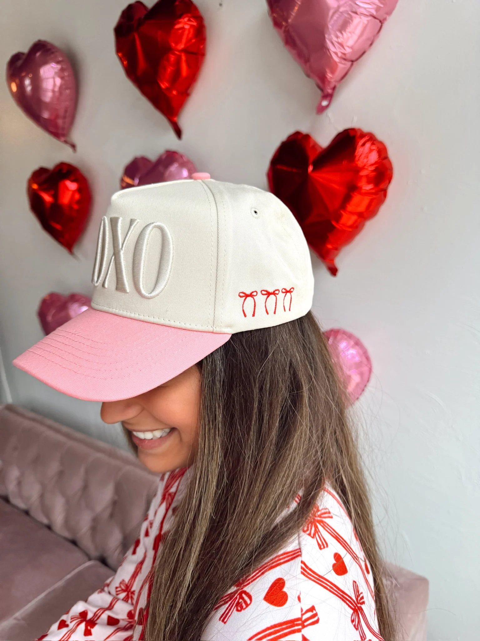 XOXO - Pink Vintage Hat - Image 6