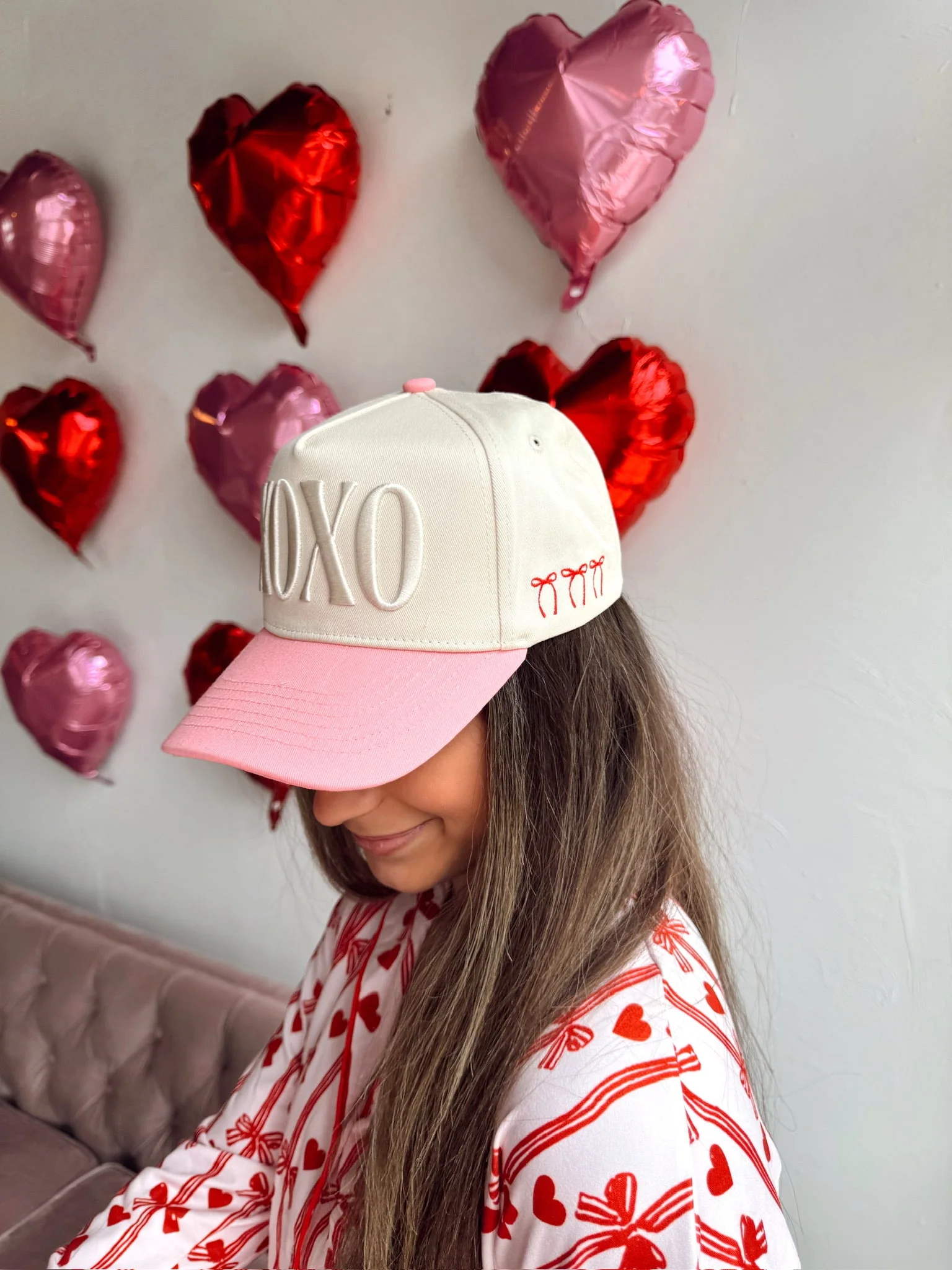 XOXO - Pink Vintage Hat - Image 7