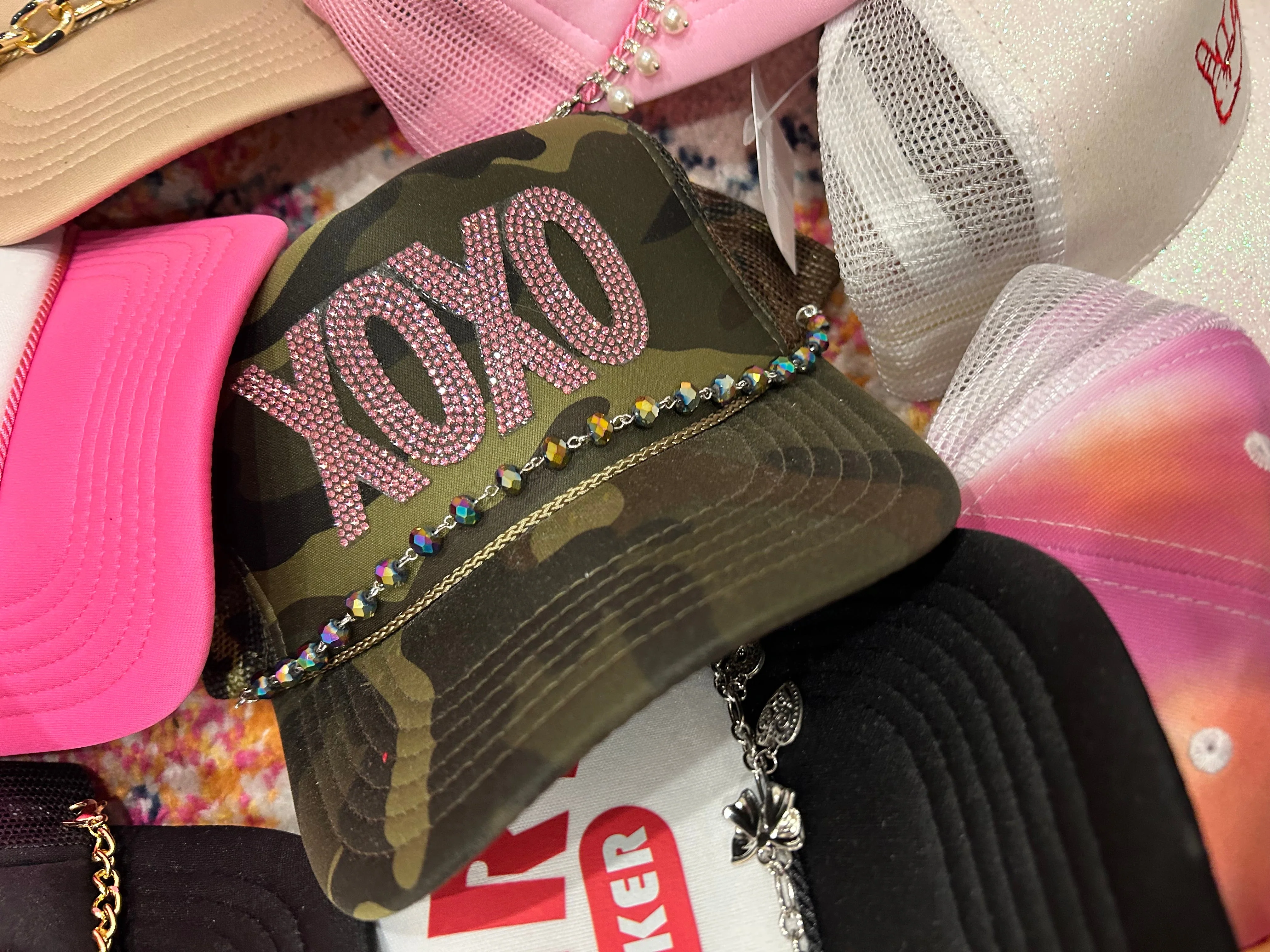 XOXO Rhinestone Trucker - Image 2