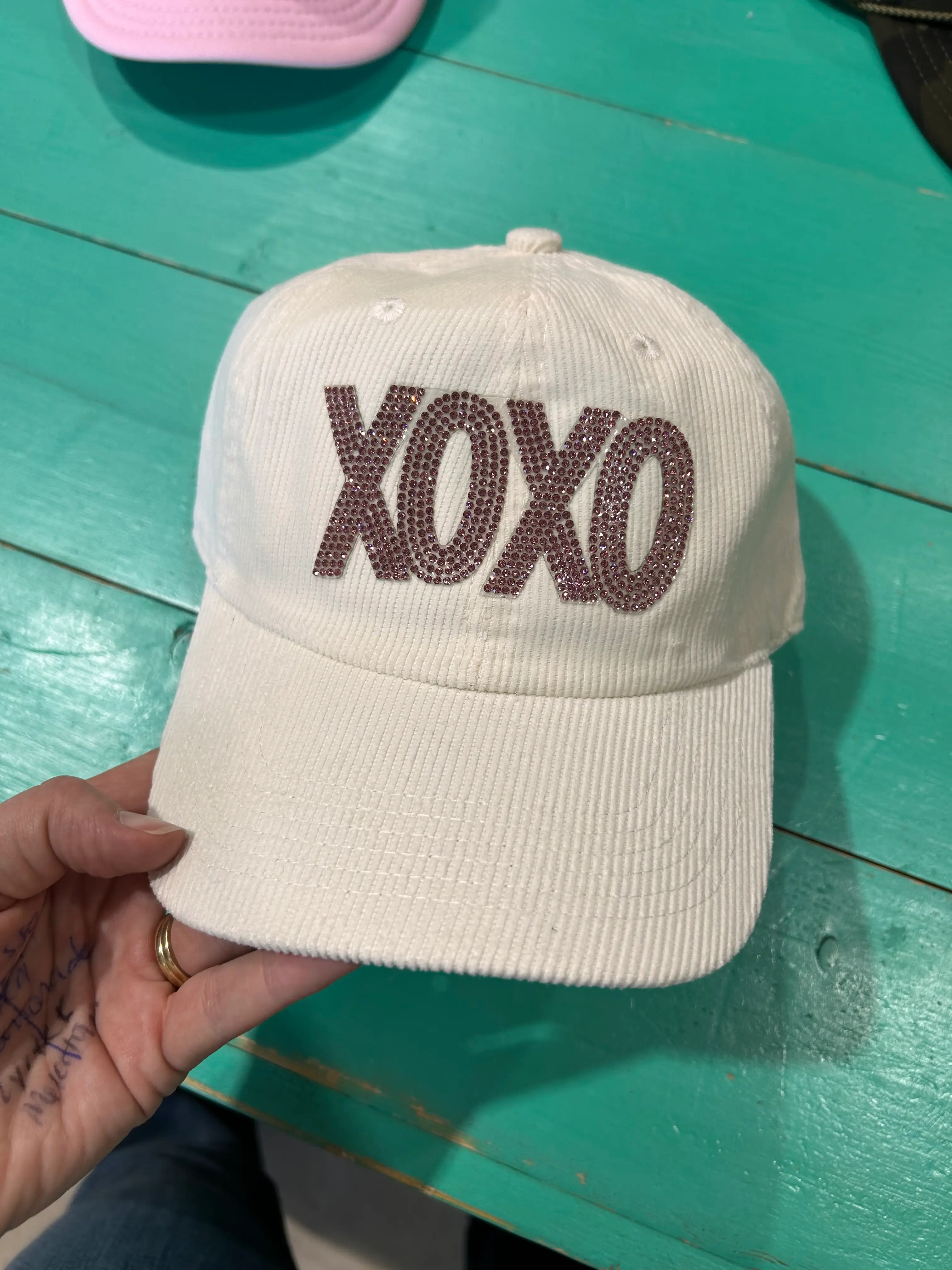 XOXO Rhinestone Trucker - Image 7