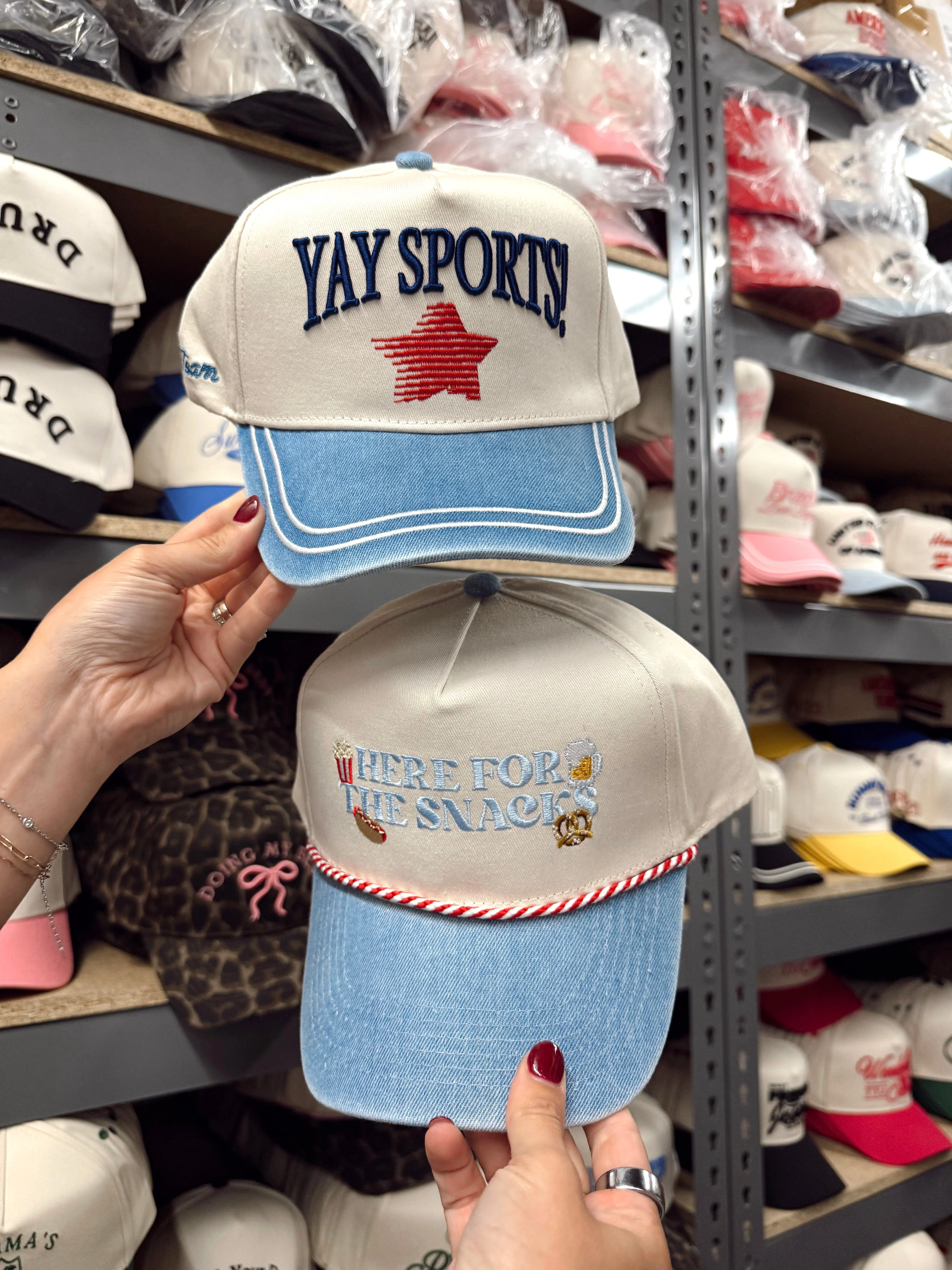 Yay Sports! - Denim Vintage Trucker Hat - Image 11