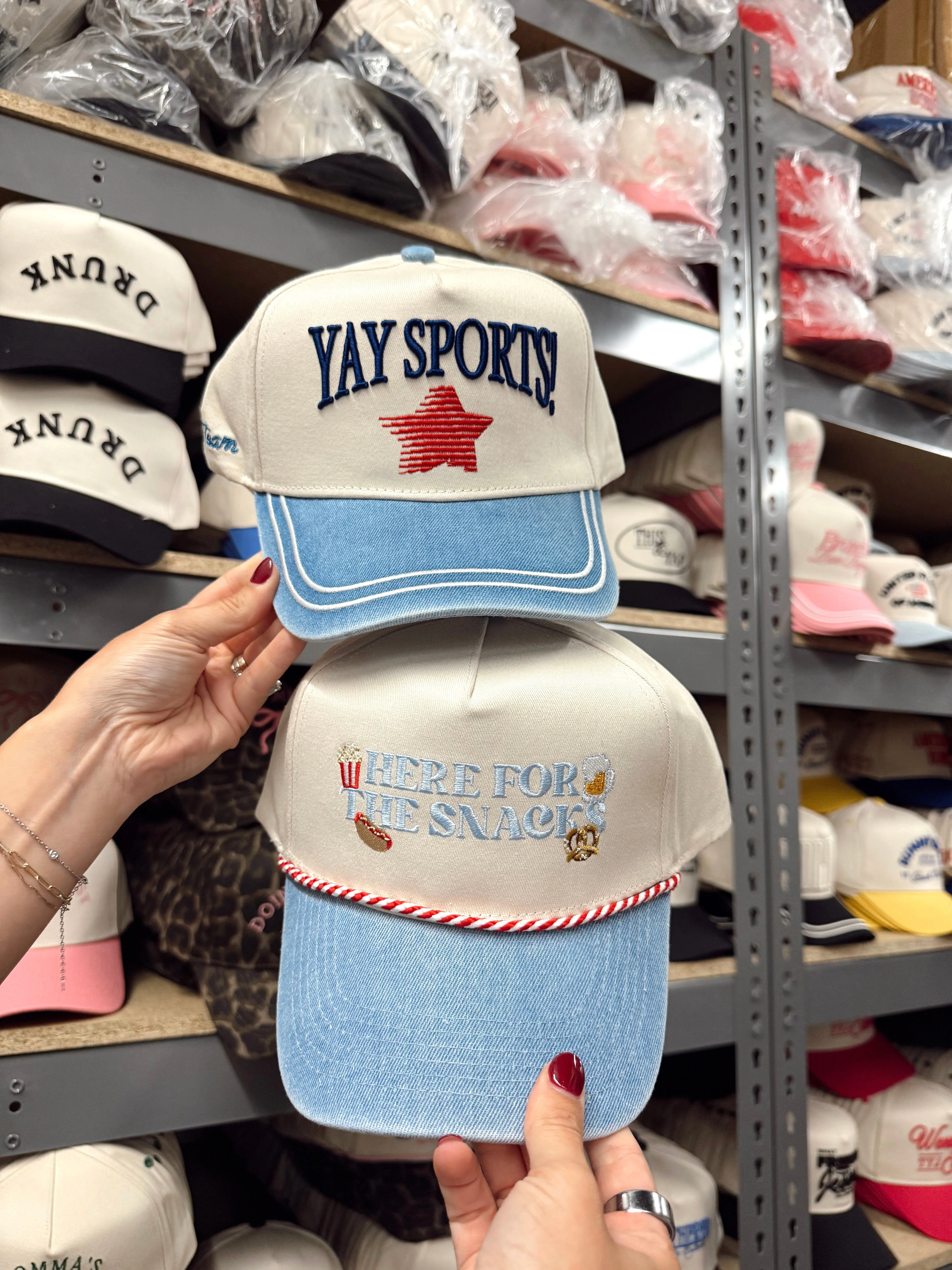 Yay Sports! - Denim Vintage Trucker Hat - Image 13