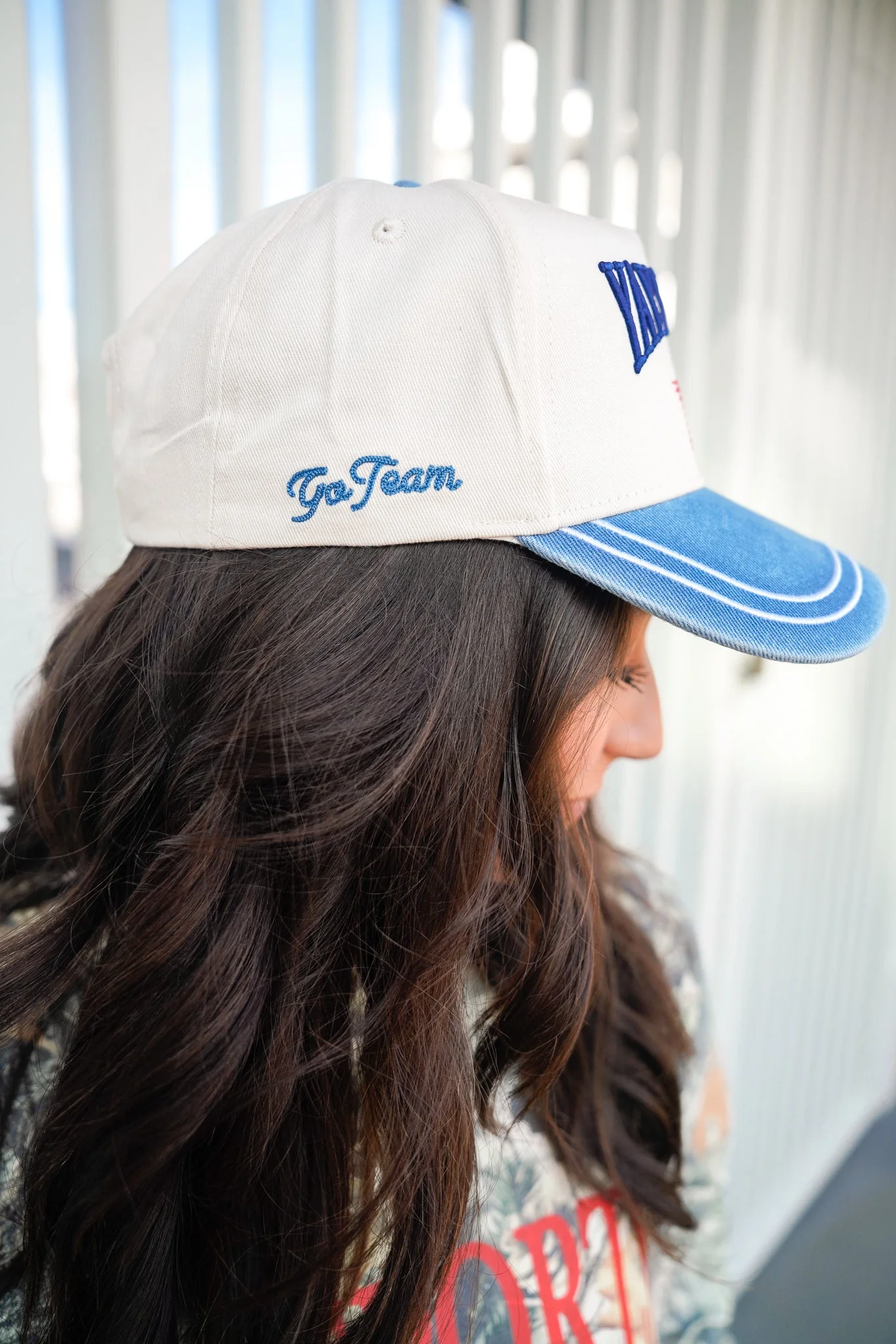 Yay Sports! - Denim Vintage Trucker Hat - Image 3