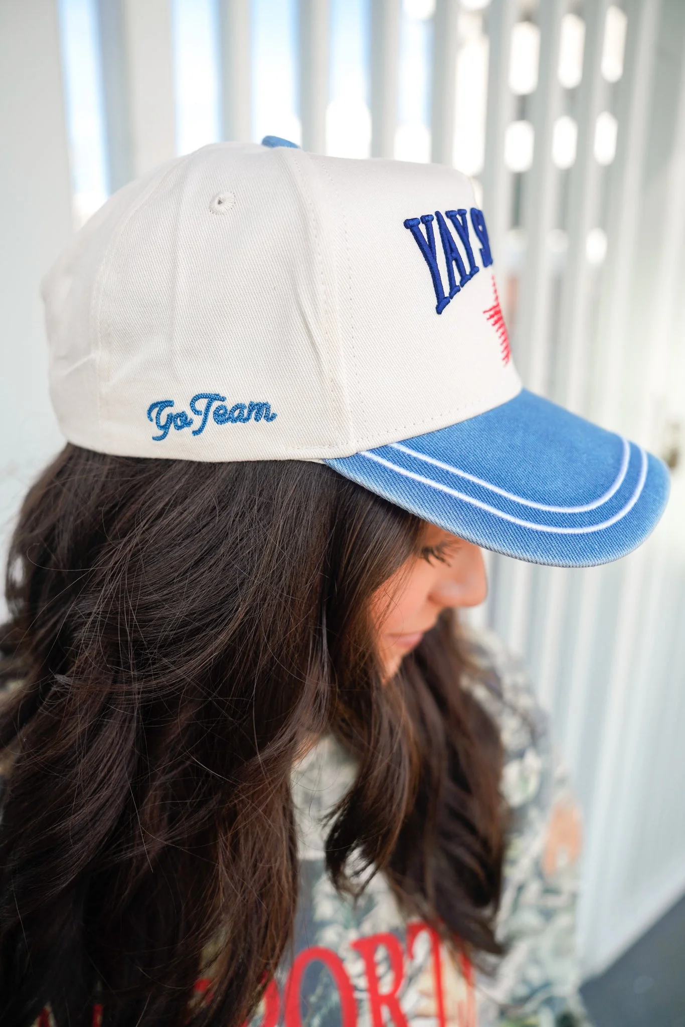 Yay Sports! - Denim Vintage Trucker Hat - Image 6